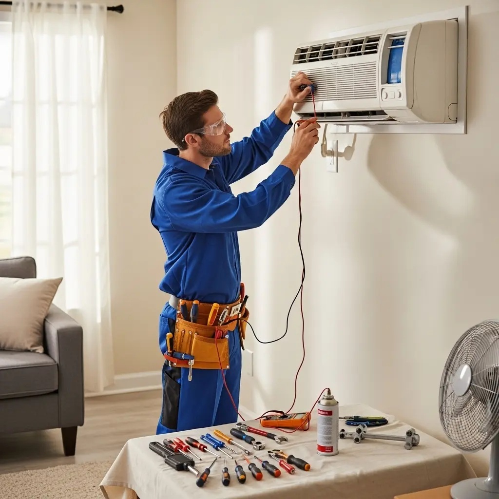 Köprübaşı Baxi Baxi klima gaz dolumu ve bakım – Enerji verimliliği artırıldı. - Teknik servis örneği